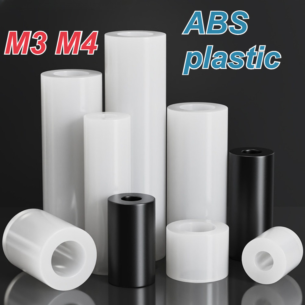 [XM-MB] คอลัมน์แยก ABS สีขาว, คอลัมน์แยกฉนวน, คอลัมน์แผ่นพลาสติก 3mm4mm ผ่านปลอกไนลอน