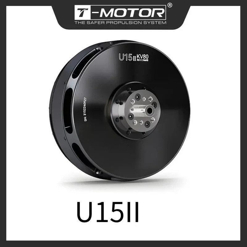 T-MOTOR U15II KV80 KV100 UAV มอเตอร์ 36 กก. Max Thrust สําหรับ Heavy-Lift Drones มอเตอร์ไร้แปรงสําหร