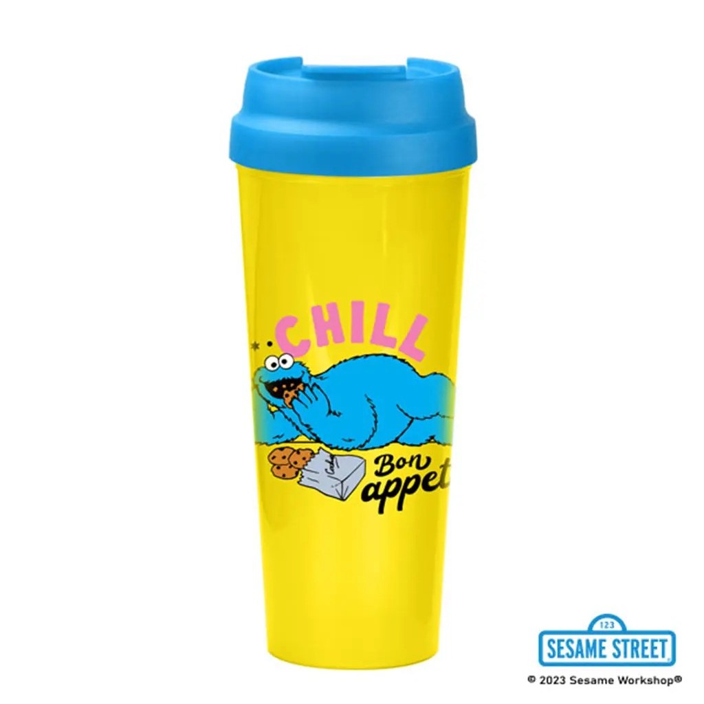 (STEM) SST3-แก้วน้ำ : Cookie Monster Chill Tumbler 24oz.YE W90XH222 mm.