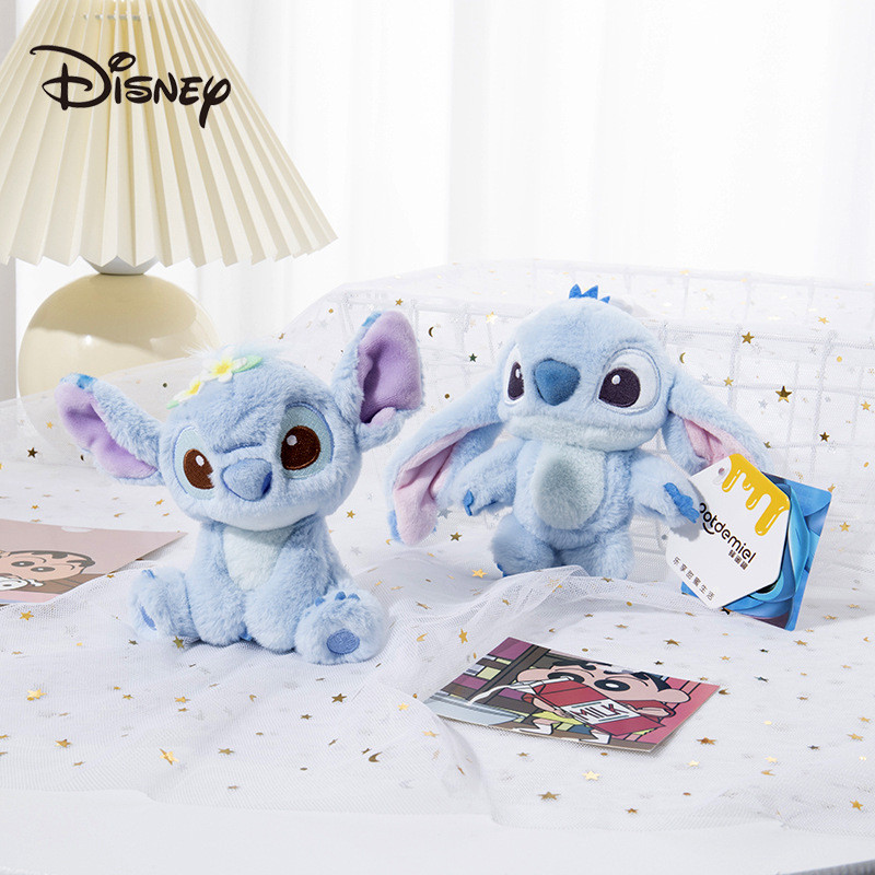 ของแท้ Disney Star Treasure Stitch จี้ตุ๊กตาตุ๊กตา Stitch กระเป๋าจี้พวงกุญแจหญิง