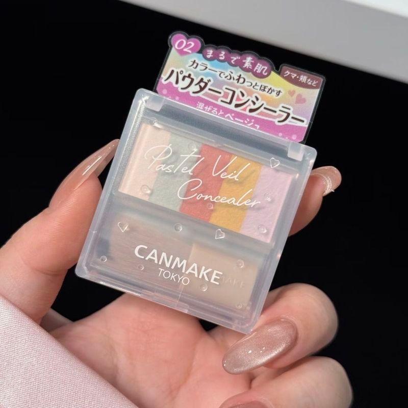 หมดพิมพ์พร้อมสต็อก!Japan Canmake Ida Five-Color Foundation คอนซีลเลอร์ Highlighter Powder Modifies S