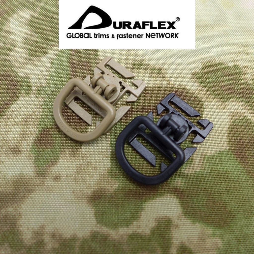 DURAFLEX/UTX DURAFLEX Rotatable D-Buckle Buckle DIY 25 20 มม.อุปกรณ์เสริมกระเป๋า