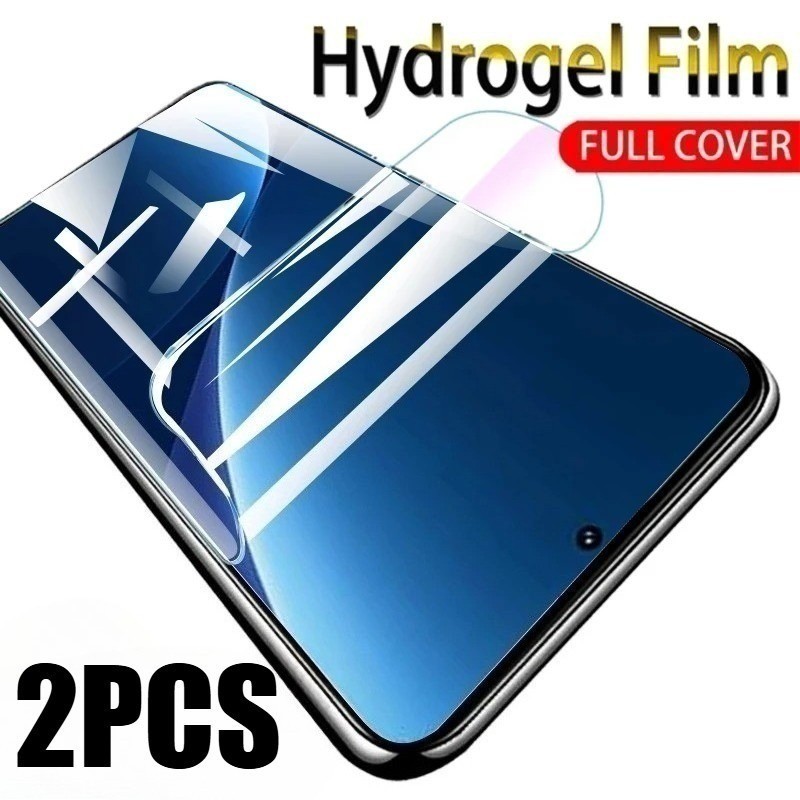 2 ชิ้น Anti Spy ความเป็นส่วนตัว Anti Blue Light Hydrogel ฟิล์ม HD ฟิล์มนุ่มสําหรับ vivo Y100 Y100i Y