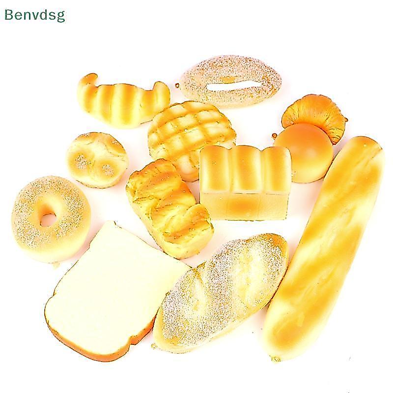 [Benvdsg-t] 1 ชิ้นจําลอง PU ขนมปัง Toast Donuts ช้า Rising Squeeze ของเล่นบรรเทาความเครียด