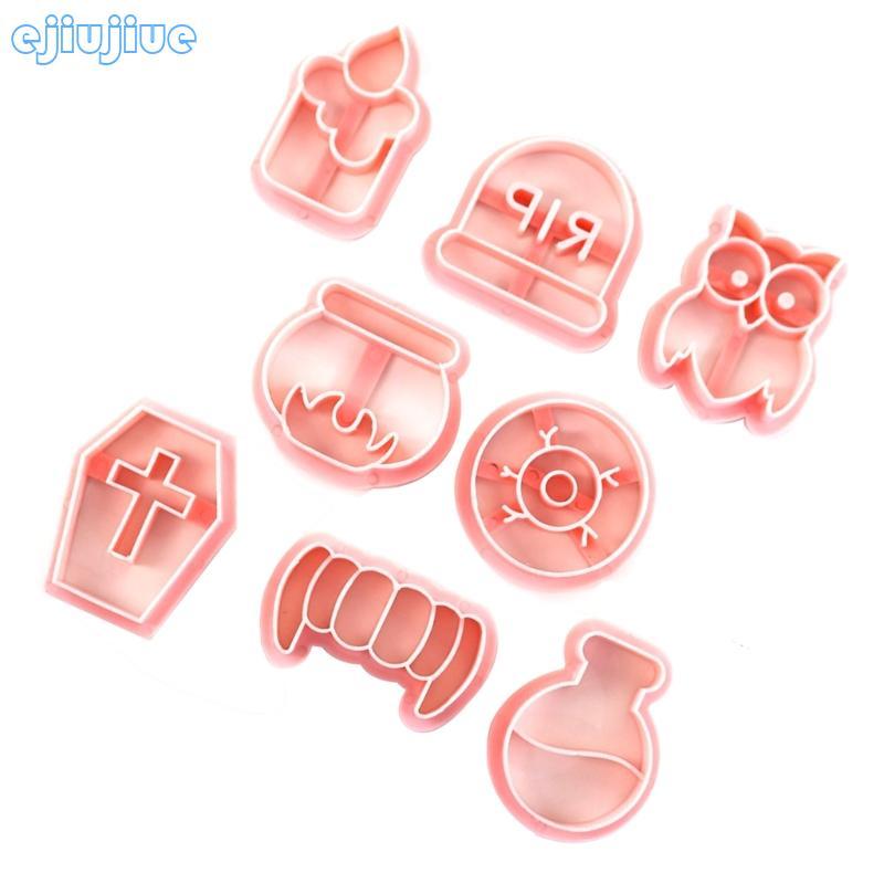 Cc Halloween Cookie Moulds Biscuit Molding Baking Supplies เหมาะสําหรับการอบ