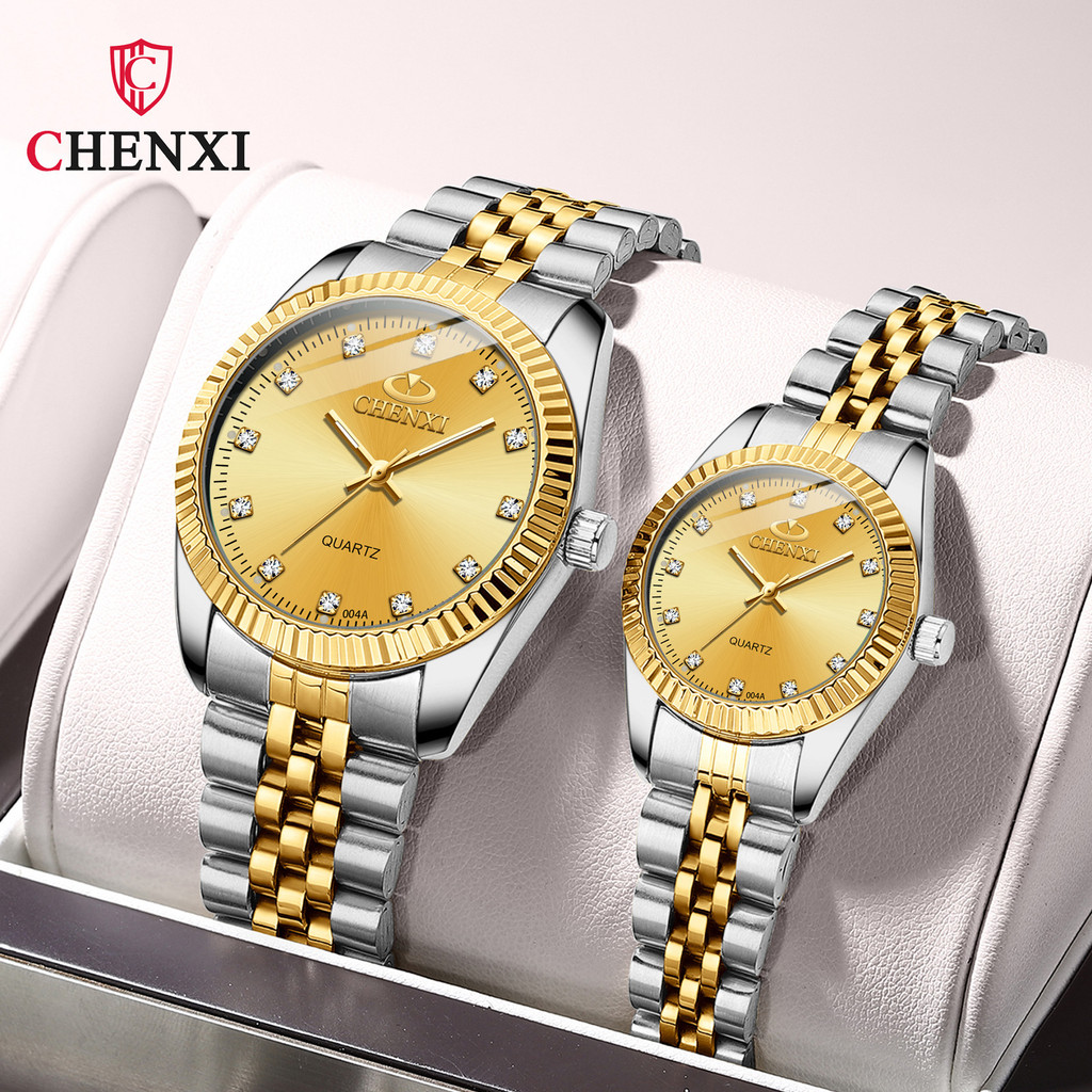 CHENXI Watch Supply Dawn Brand Quartz Watch 004A Ladies Watch Couple Watch Gold