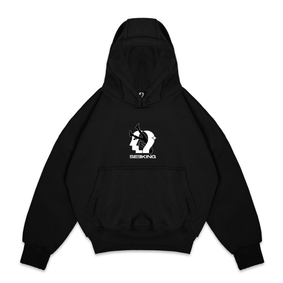 Seeking - เสื้อฮู้ด Boxy ขนาดใหญ่ 400-420 Gsm Og Human