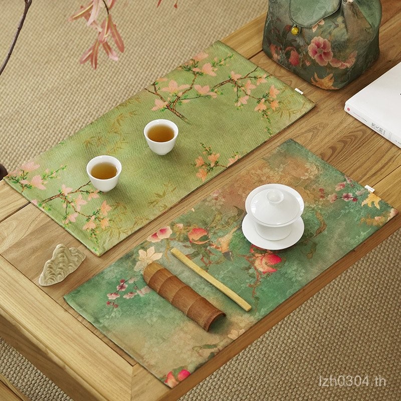 โต๊ะน้ําชาดอกไม้ฟองแห้ง High-End Hualien Satin