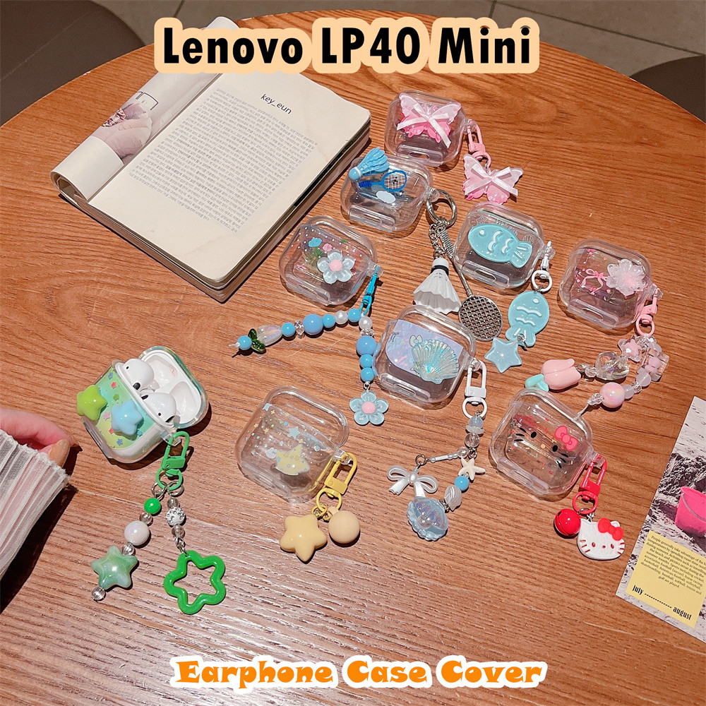 อนาคตดาวสําหรับ Lenovo LP40 Mini Case Casing Soft Silicone Headphone Case Star Cartoons Pattern