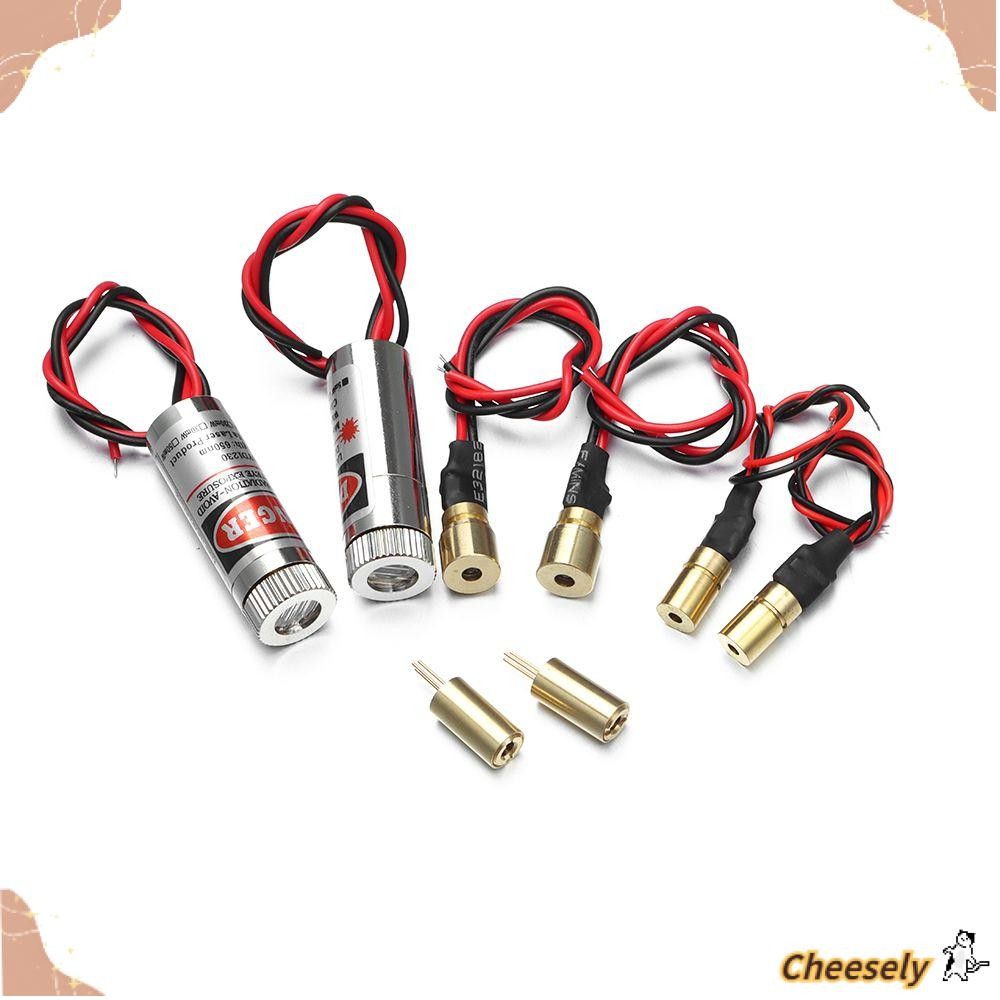 CHEESELY Cross Laser 650nm 5mW 4 รูปแบบไดโอดโมดูลหัวเลเซอร์