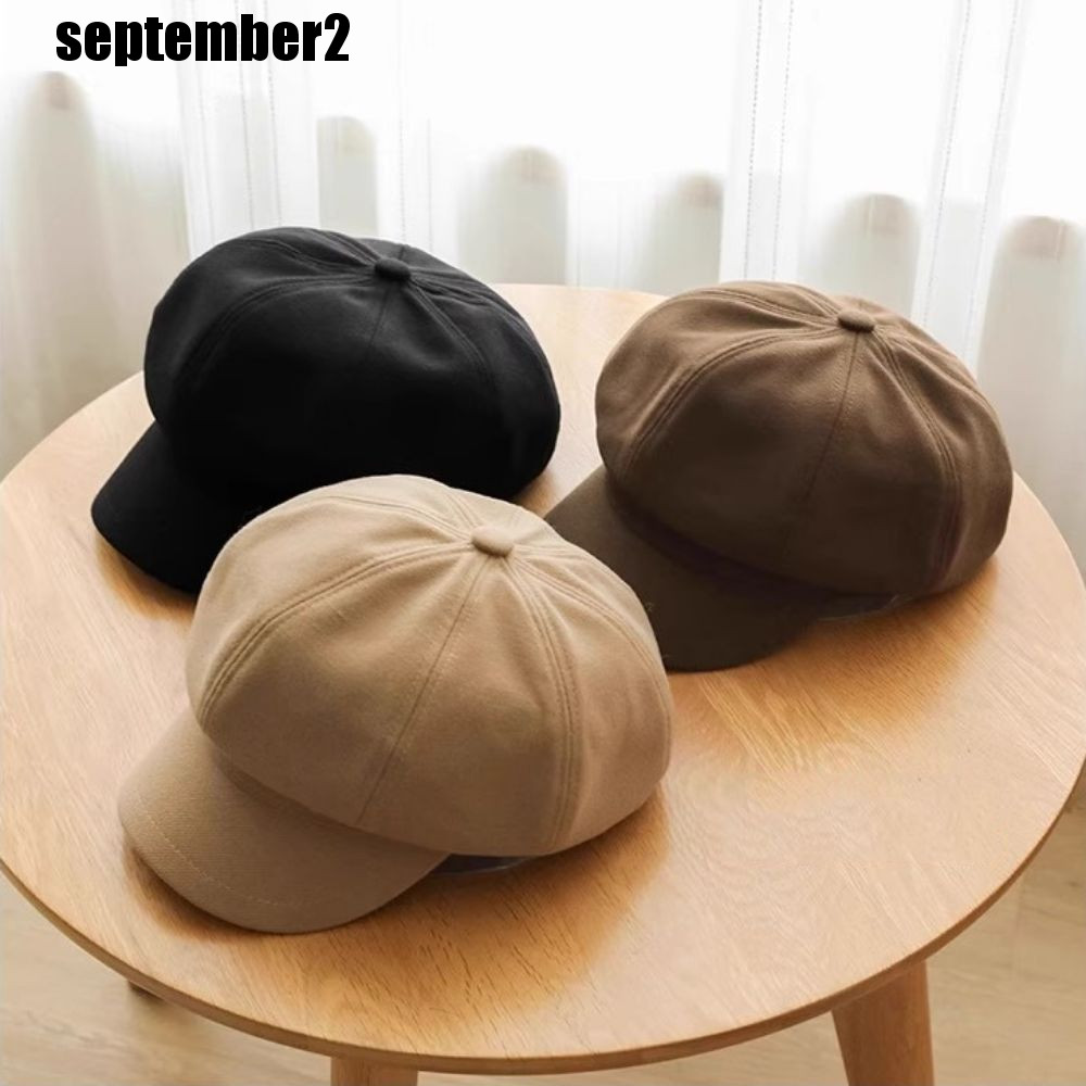 SIPTEMBER Retro Beret สไตล์วินเทจ Newsboy หมวกสำหรับผู้หญิงแบบ Y2K
