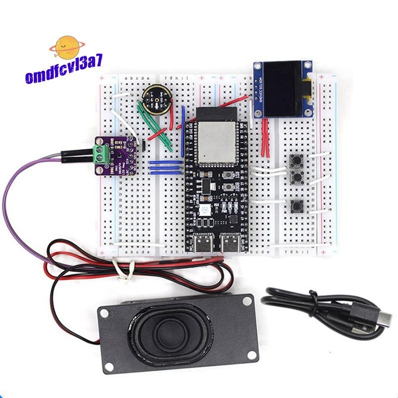AI Voice Chat หุ่นยนต์ ESP32-S3 บอร์ดพัฒนา Breadboard 0.96 นิ้ว LCD ชุดสําเร็จรูปสําหรับเพื่อการศึกษ