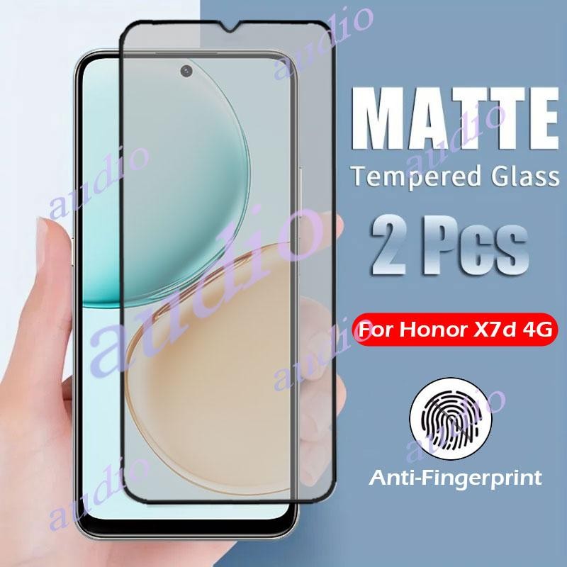 Honor X7d 4G คลุมทั้งหมด Matte กระจกนิรภัยสําหรับ HONOR X7d HonorX7d 4G 5G 2025 Anti-Fingerprint Mat