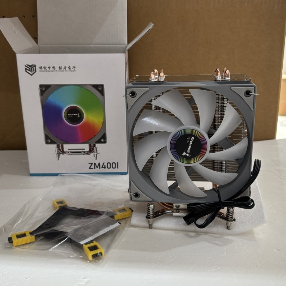 Long/Dream Caster ZM400I RGB พัดลม CPU พราวสีสันสดใส