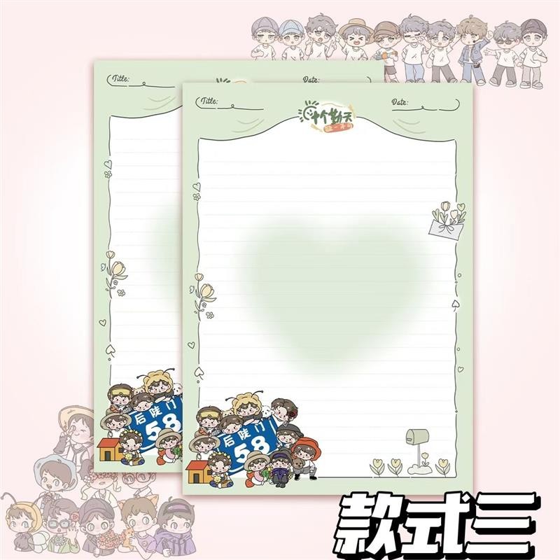 Ten Days Student Notepad สวยน่ารักมูลค่าสูง Memo Notepad สิบวันรุ่น Q B5 Notepad ความงามน่ารักมูลค่า