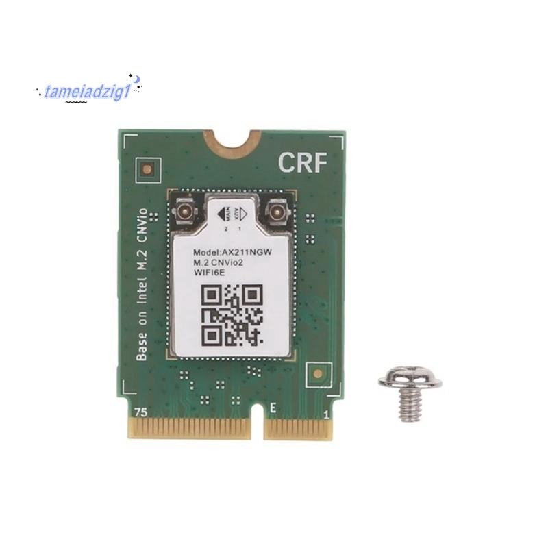 AX211NGW WiFi 6E การ์ด M.2 Key E CNVio2 อะแดปเตอร์ 5.3 AX211 M.2 CNVio Wifi การ์ดไร้สาย