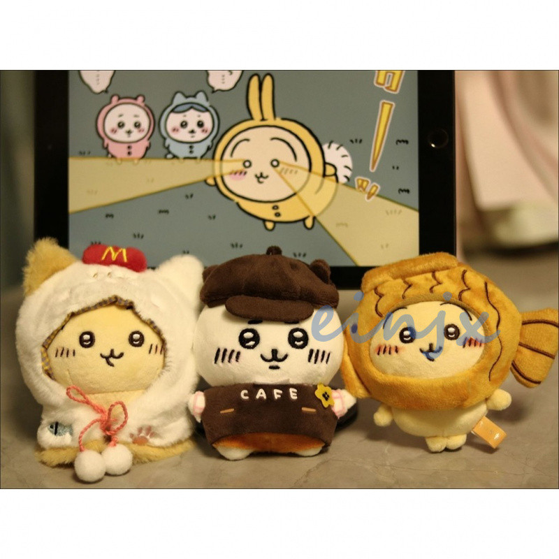 【พร้อมส่ง】Chiikawa bag Keychain pendant Chiikawa Hachi Usagi cute plush doll doll pendant