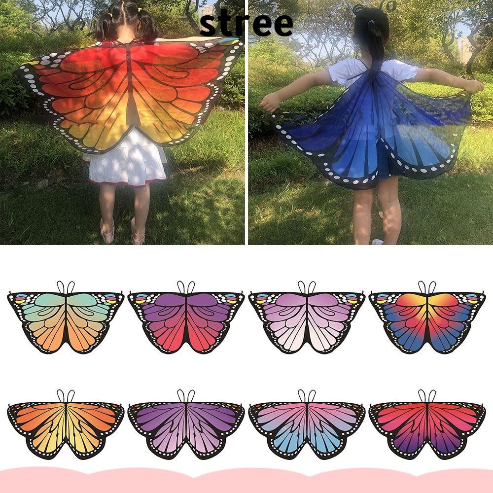 STREE Butterfly Wings Festival - ตกแต่งอสมมาตรประกายสำหรับงานปาร์ตี้และวันหยุด