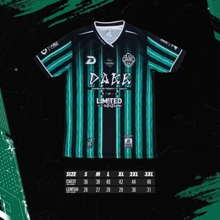 เสื้อกีฬาพิมพ์ลาย เสื้อบอล ผ้าไมโครโพลีเอสเตอร์ ออกกำลังกาย Sport A18