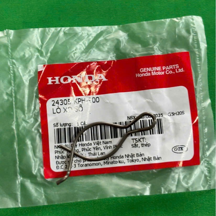 XO สปริงเกียร์มอเตอร์ไซค์สําหรับ Future neo, Fu x, Fu 2 บางรุ่นอื่นๆ รหัสอะไหล่แท้ 24305KPH900