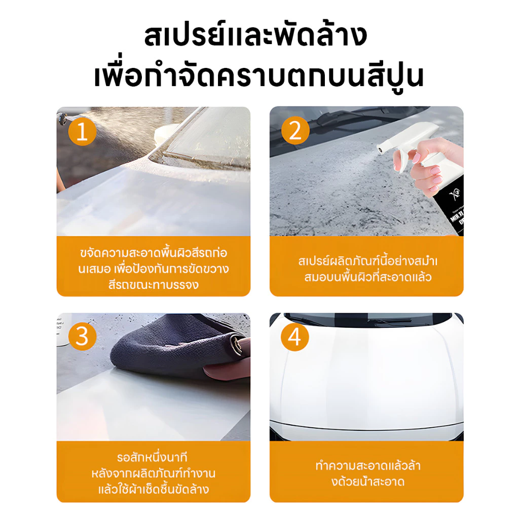 ไม่ต้องล้างน้ำ 500ML น้ำยาล้างเครื่องยนต์ น้ำยาทำความสะอาดอเนกประสงค์ บอกลาคราบน้ํามัน ขจัดคราบ ขจัดคราบมัน thumbnail 10