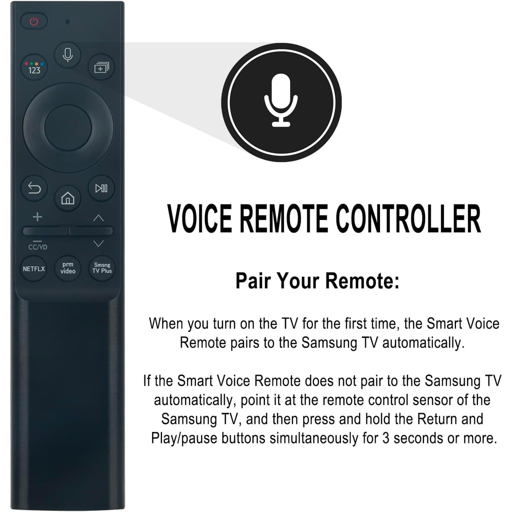 BN59-01357A เสียงรีโมทคอนโทรลสําหรับ Samsung Q80A QN800A Q8DA Series TV QN50Q80A QN55Q80A QN65Q80A Q