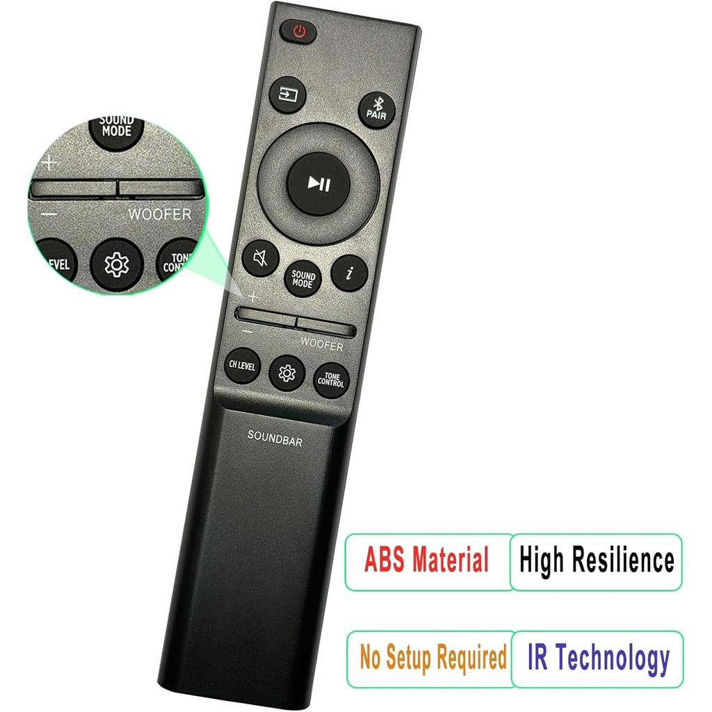 AH81-15047A AH81-15498A เปลี่ยนรีโมทคอนโทรลเข้ากันได้กับ Samsung Sound bar HW-Q800D HW-Q700D HW-Q800