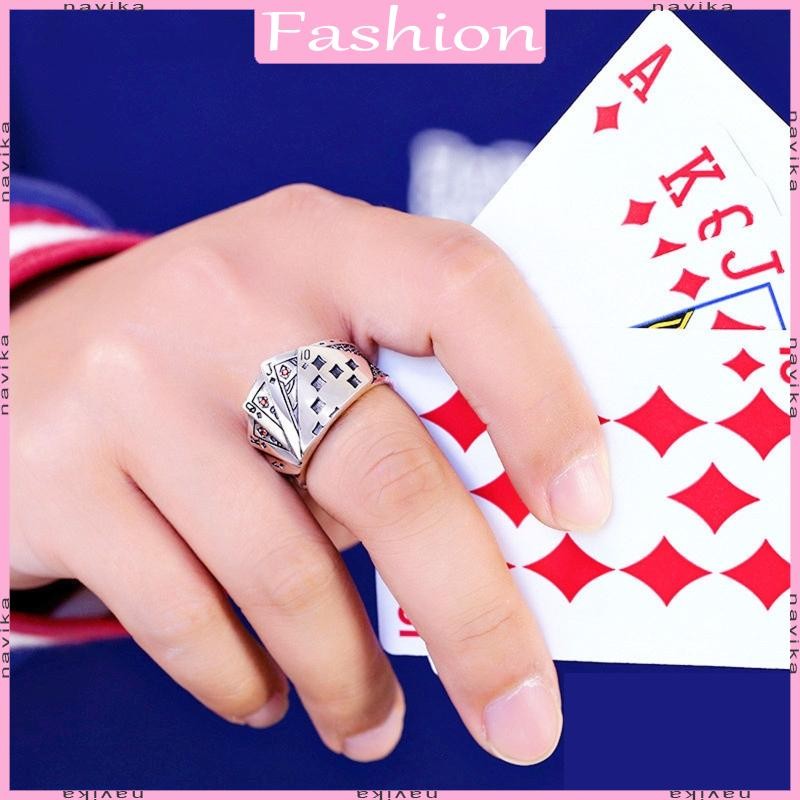 แหวนHip Hopสไตล์Lucky Band จากNAV Cool Play Card