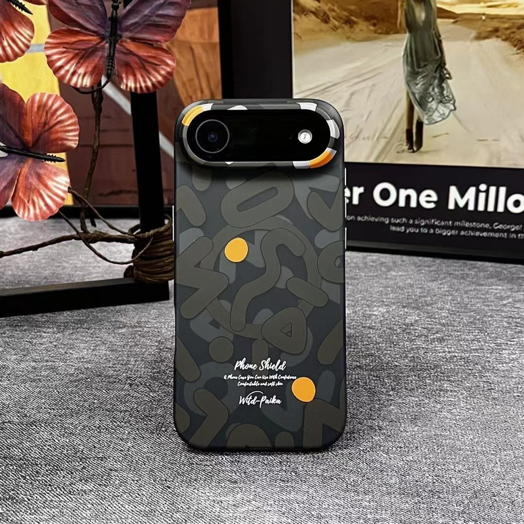 Graffiti MagneticFor iPhone 12 13 14 15 16 17 Pro Maxเคสโทรศัพท์IP 14/15/16 Plus 17 AIR 11 ปลอกดูดที่แข็งแกร่งแม่เหล็กAnti-Fallป้องกันฮาร์ดปกหลัง