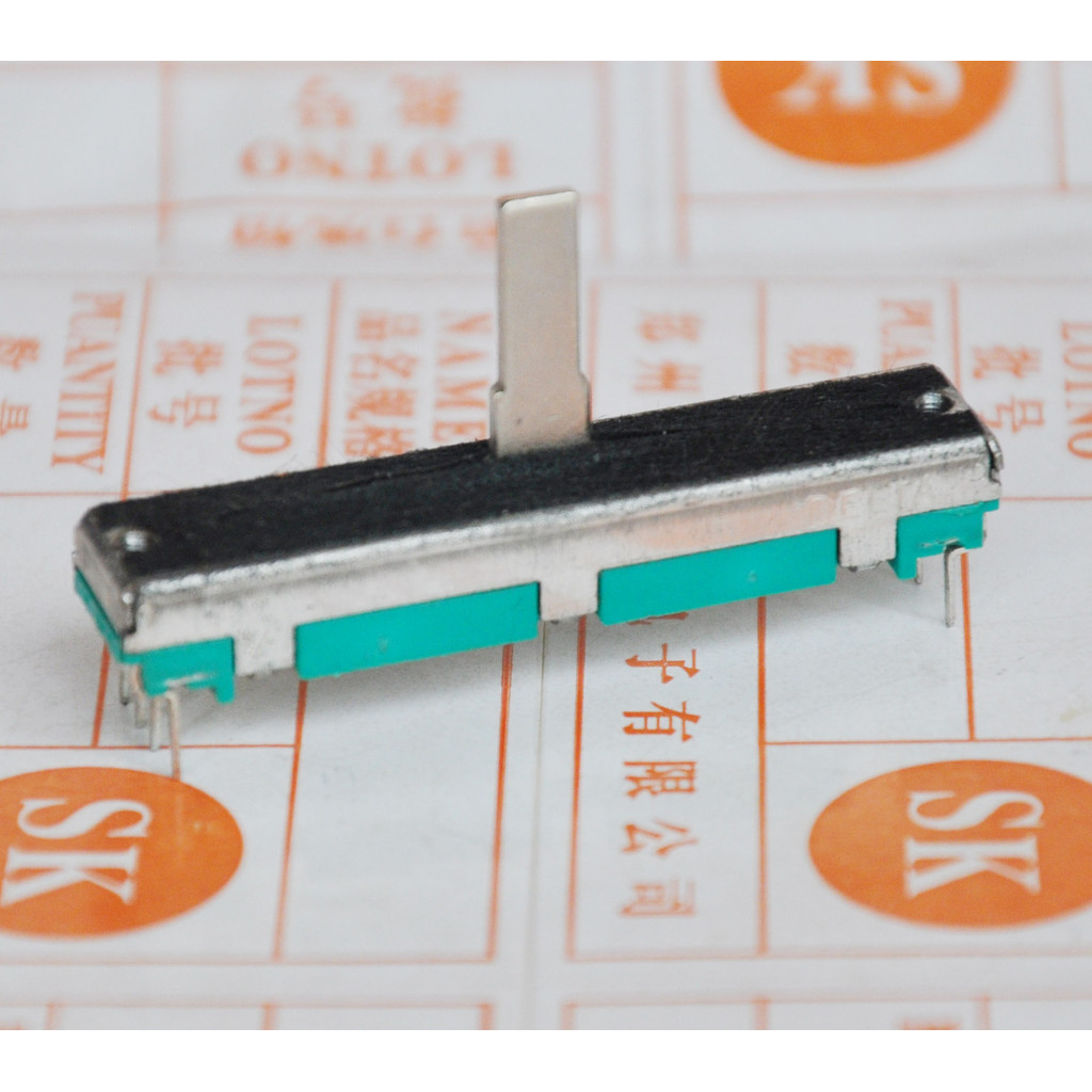 DELTA Straight Slide Potentiometer Power Amplifier Mixing Station Clipper 45MM B10K 4-2 Dual Channel