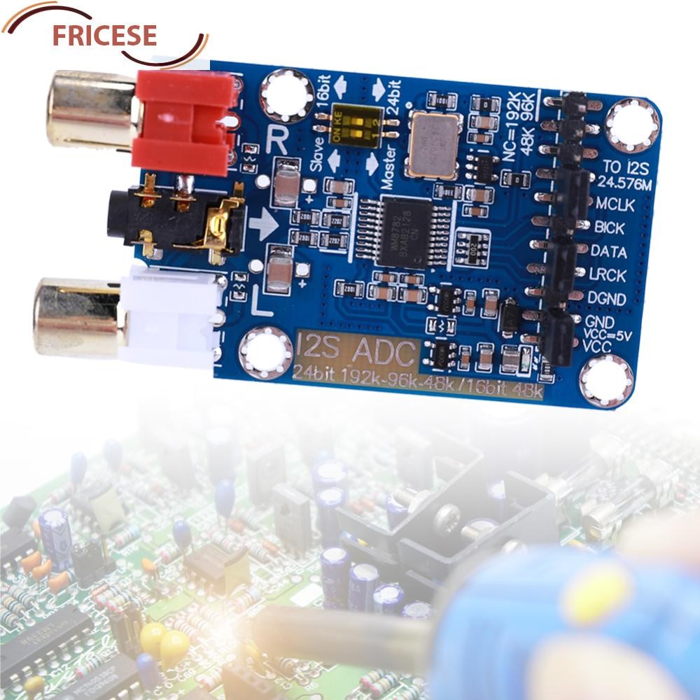 I2S ADC HiFi Audio Acquisition Card โมดูล WM8782S Lossless Digital Audio Decoder 24BIT 192K 96K 48K 