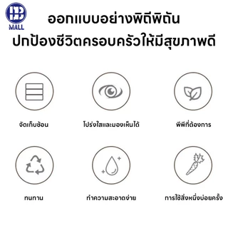 พร้อมส่ง กล่องเก็บผักผลไม้ กล่องมหัศจรรย์ ยืดอายุผักผลไม้ให้สดใหม่ เก็บได้นานขึ้น จัดตู้เย็นเป็นระเบียบ กล่องเก็บอาหาร