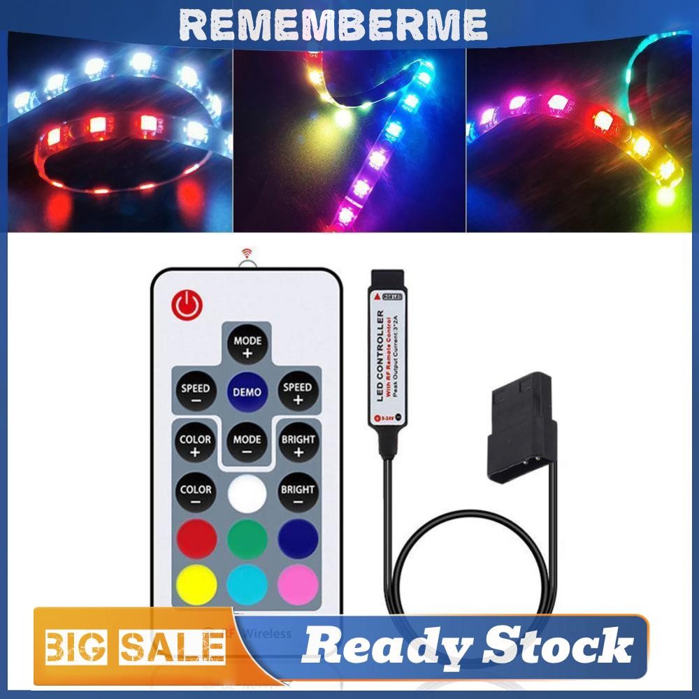 DC12V RGB Controller ขนาดใหญ่ 4 พินไร้สาย LED RGB Controller LED Strip Controller LED Dimmer Control