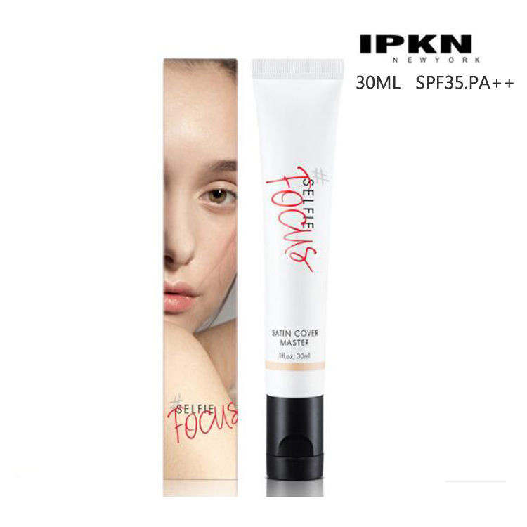 0906 เกาหลี IPKN IPKN SELFIE Hydrating คอนซีลเลอร์ Liquid Foundation ควบคุมความมันยาวนาน Brightening