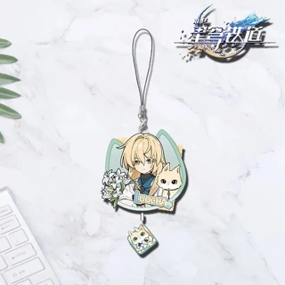 พวงกุญแจอะคริลิค Honkai Star Rail นําเสนอ Sparkle Ruan Mei Acheron Dr. Ratio เชือกแขวนโทรศัพท์มือถือ Aventurine