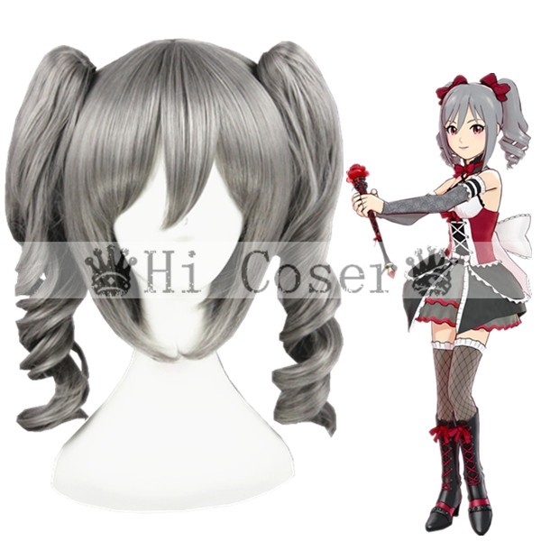 วิกผม cosplay คาแรคเตอร์ Kanzaki Ranko สีเทา พร้อมสต็อก