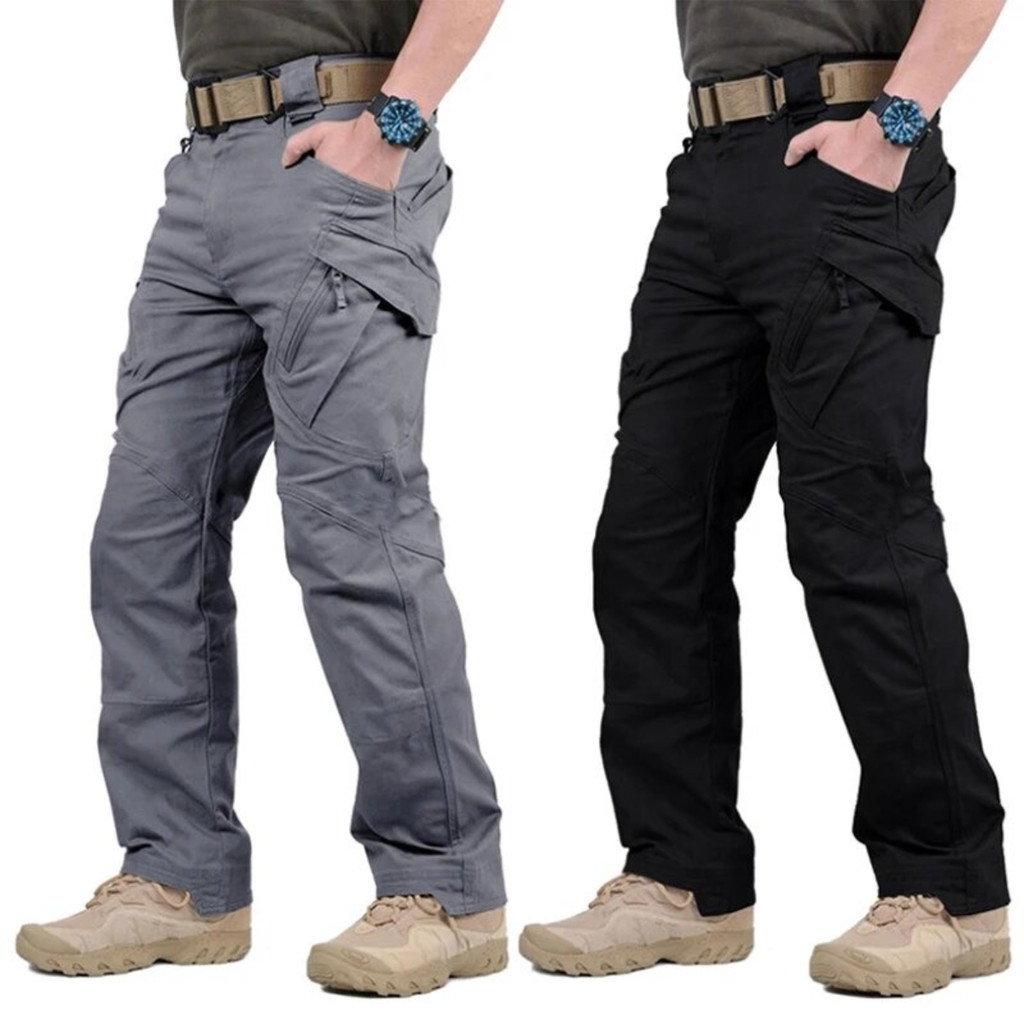 ix9 ผ้ายืด กันละอองน้ำ Tactical pants กางเกงเดินป่า ใส่ได้ผู้ชายและผู้หญิง กางเกงยุทธวิธีของแท้