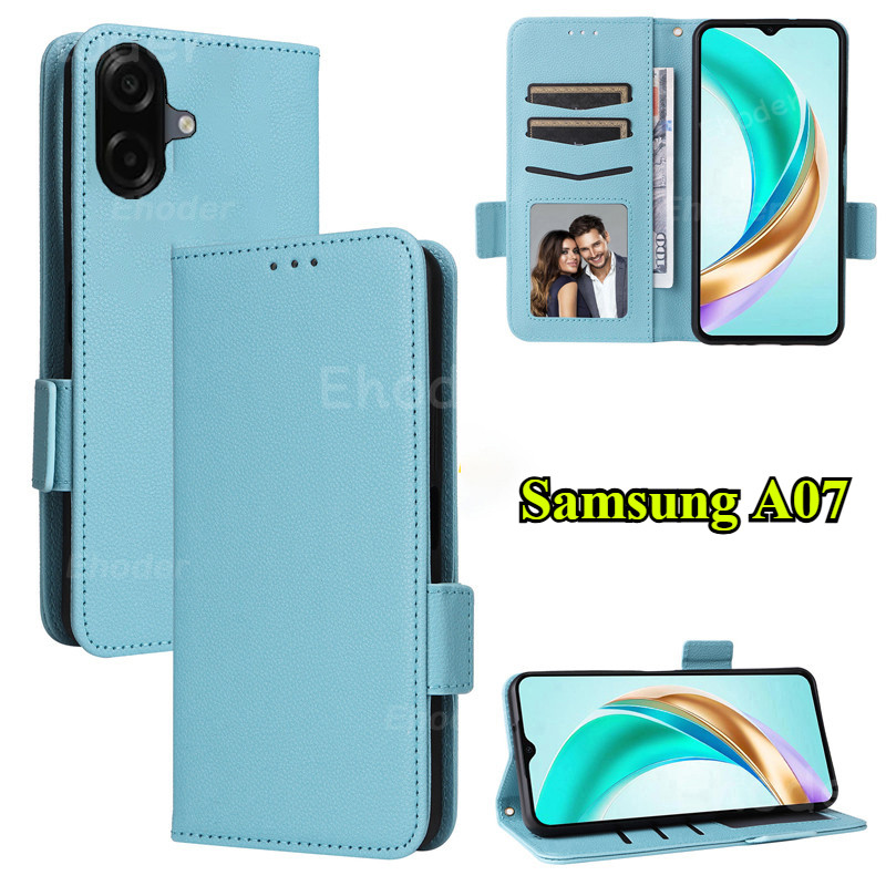 เกราะกันกระแทกสําหรับ Samsung Galaxy A07 A17 4G 5G 2025 เคสโทรศัพท์หนังฝาครอบแม่เหล็กสําหรับ SamsungA07 07 SamsungA17 17 กรณีด้านหลัง