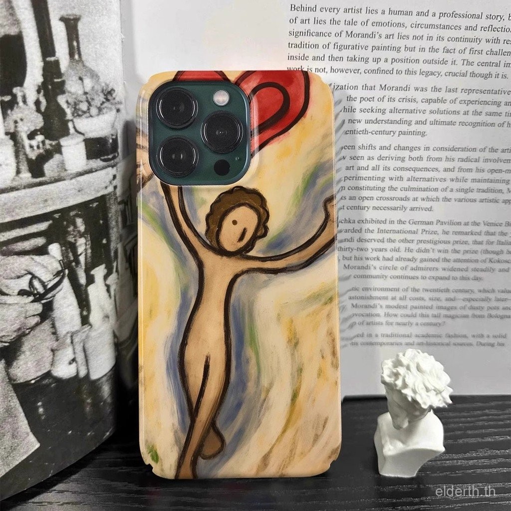 สาวเต้นรํา 15promax เคสโทรศัพท์เหมาะสําหรับ iPhone14 ฟิล์ม 13pro เคสแข็ง 12pro บทคัดย่อ 11 ใหม่ Q5XD