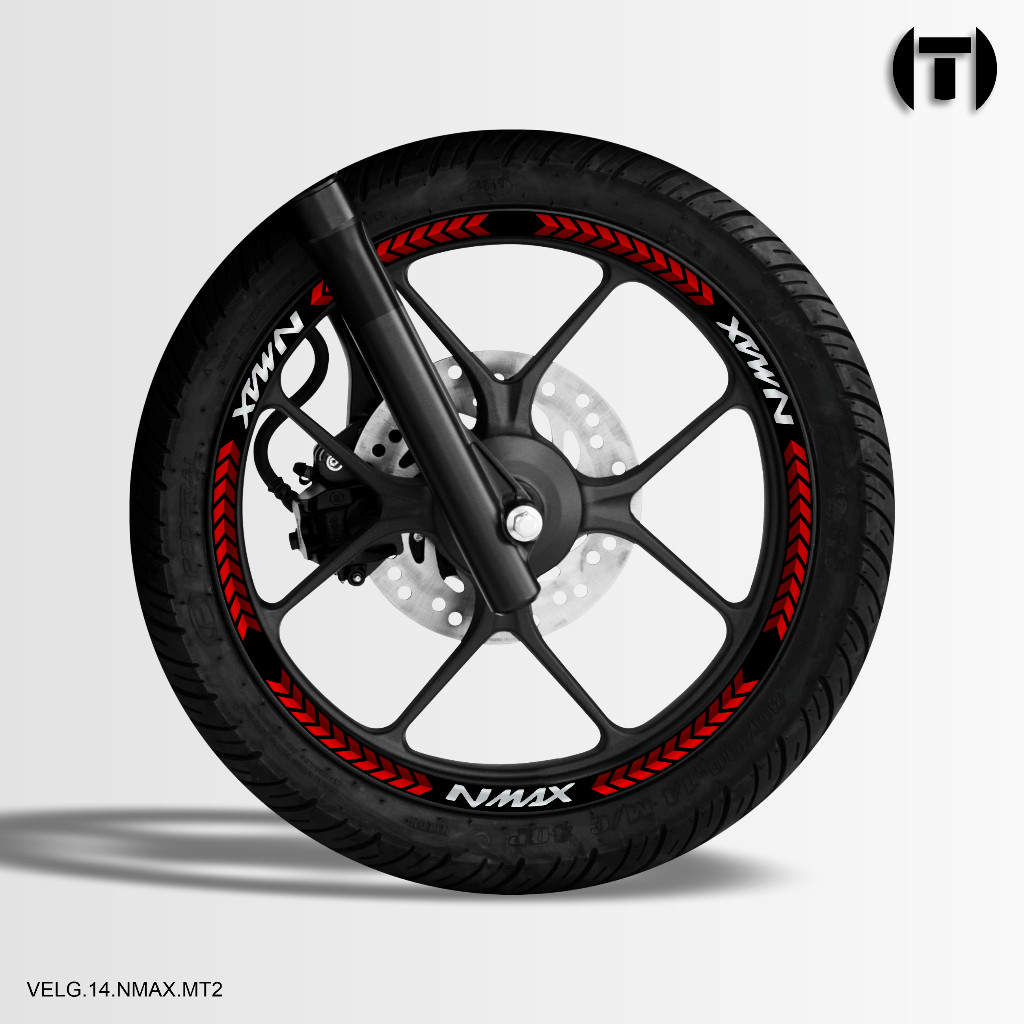 MOTORCYCLE WHEEL VARIATION STICKER ALL TYPES RING 14 NMAX RIMS.14.NMAX.MT2