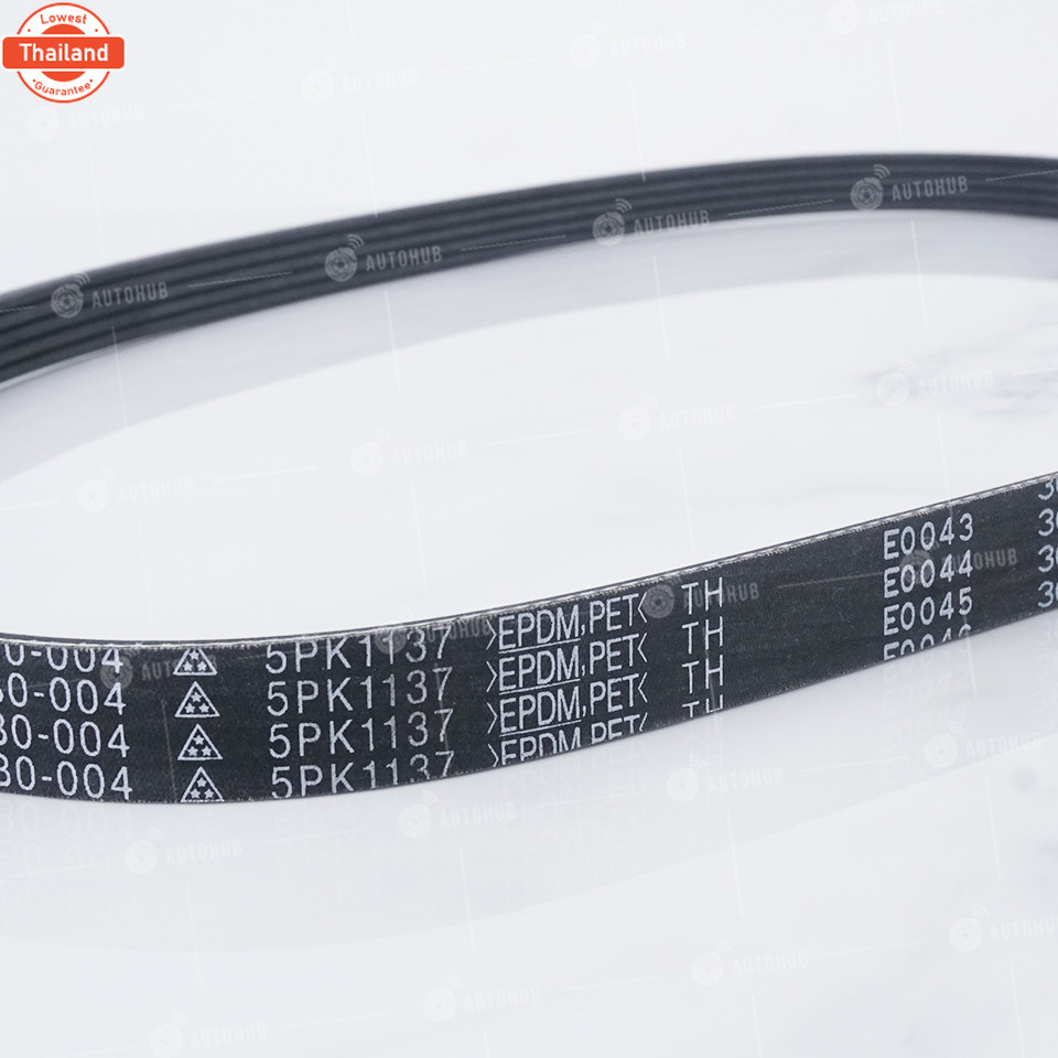 HONDA สายพานแอร์ HONDA JAZZ year 2009-2010 5PK1137 genuineศูนย์