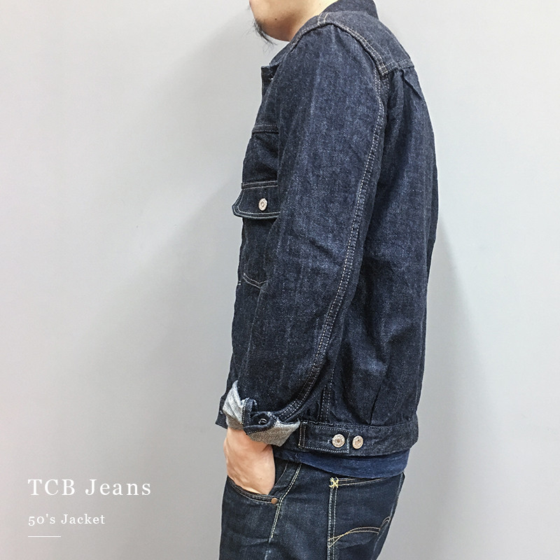 แจ็คเก็ตเดนิม TCB Jeans 507 Zimbabwe Original Color สไตล์Slim Fit