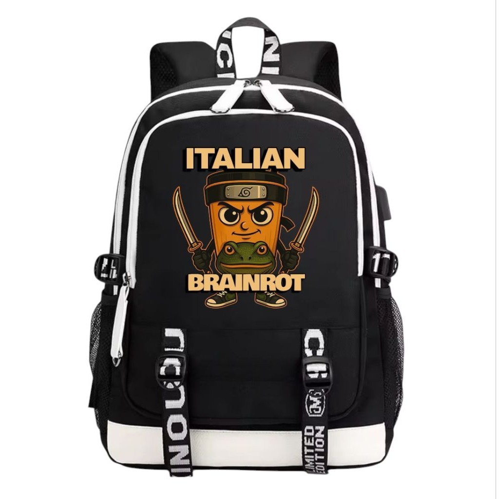 NDS - กระเป๋าเป้ TUNG TUNG SAHUR สําหรับเด็กผู้ชาย/เด็กผู้หญิง อนุบาล และโรงเรียนประถมศึกษา ANOMALI