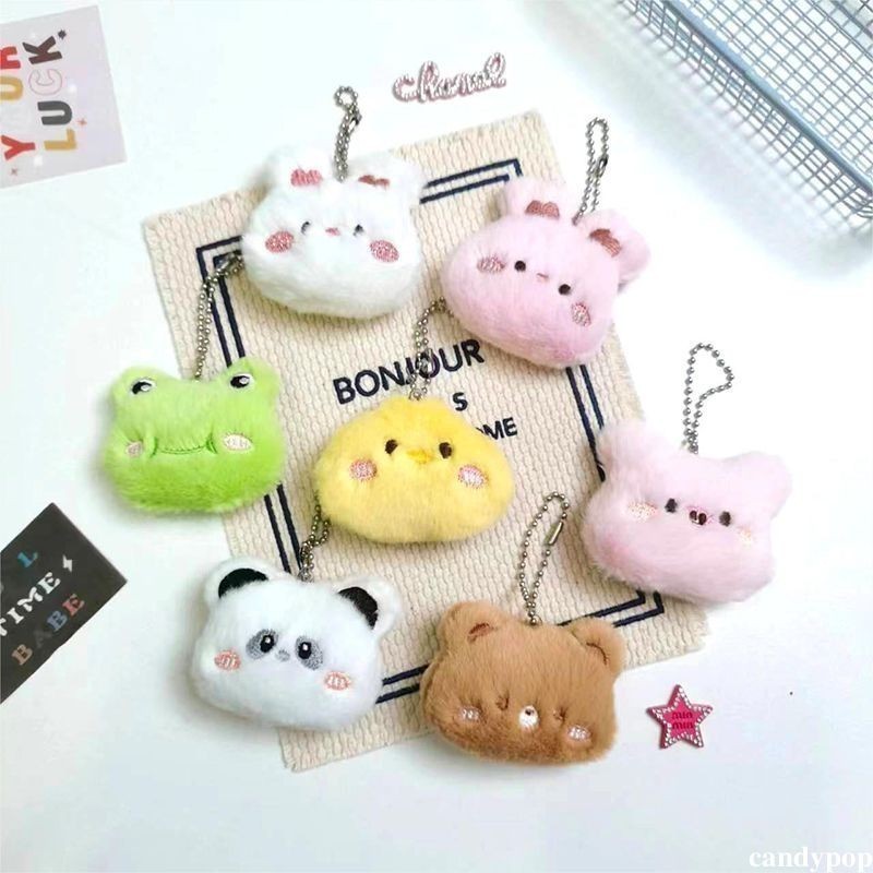Candyพวงกุญแจ จี้ตุ๊กตาการ์ตูนสัตว์ กระต่าย แพนด้าน่ารัก แบบนิ่ม - รูปที่ 7