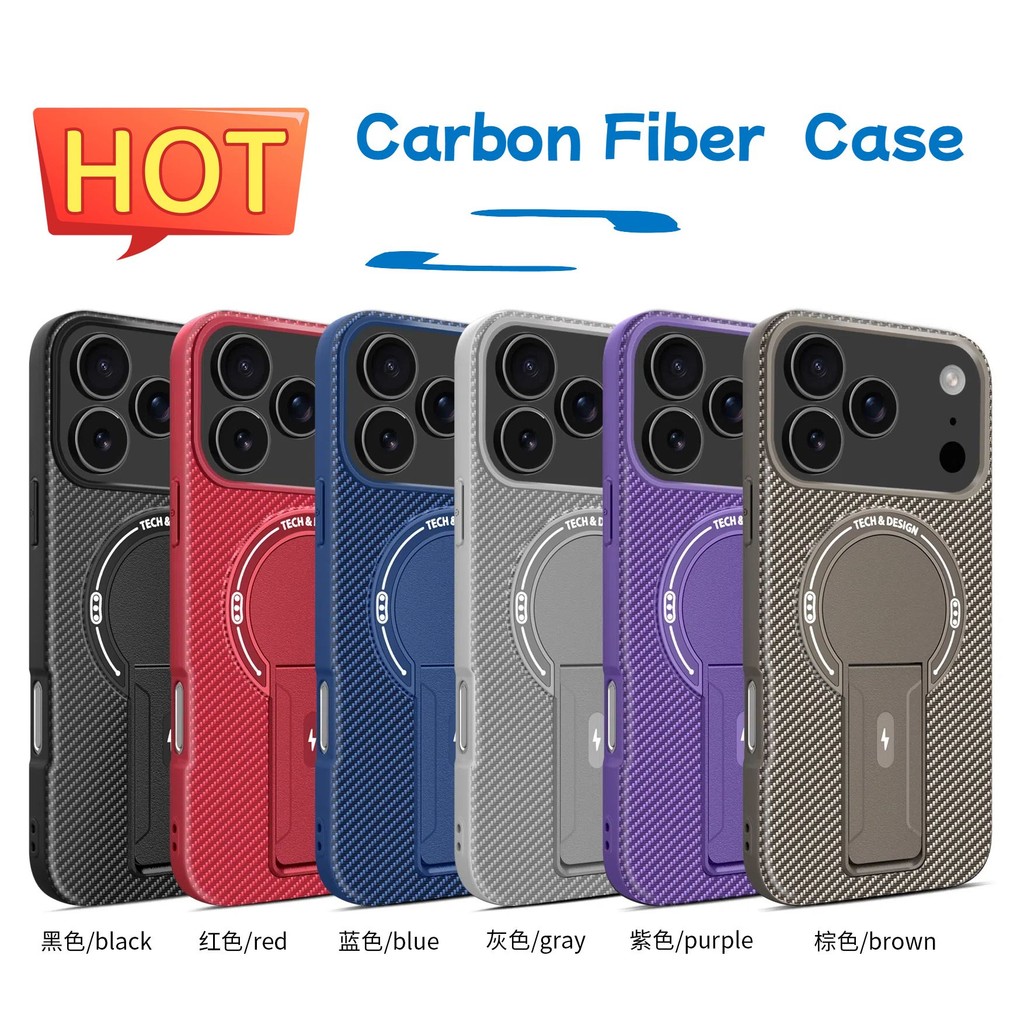 คาร์บอนไฟเบอร์โล่กรณี infinix Note 40 Pro 5G 50 Pro 4G Tecno Spark 10 10C 20 Pro Plus 30C 30 Pro 40 4G ปลอก Hard PC TPU กันกระแทกปกหลังแหวนแม่เหล็กเคสโทรศัพท์ ราคา ถูกที่สุด ดีลบีเคเค