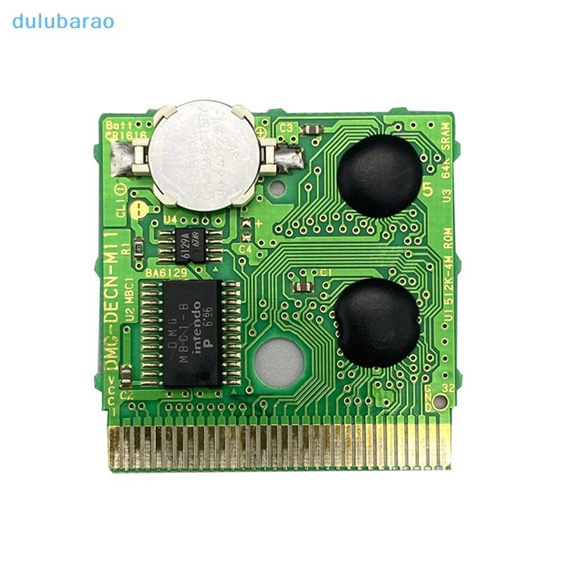 [DUL] 5 ชิ้นสําหรับ GB GBC GBA GAMEBOY ตลับหมึกเกม CR1616 แบตเตอรี่ผู้ถือการ์ดเกมแบตเตอรี่ AO