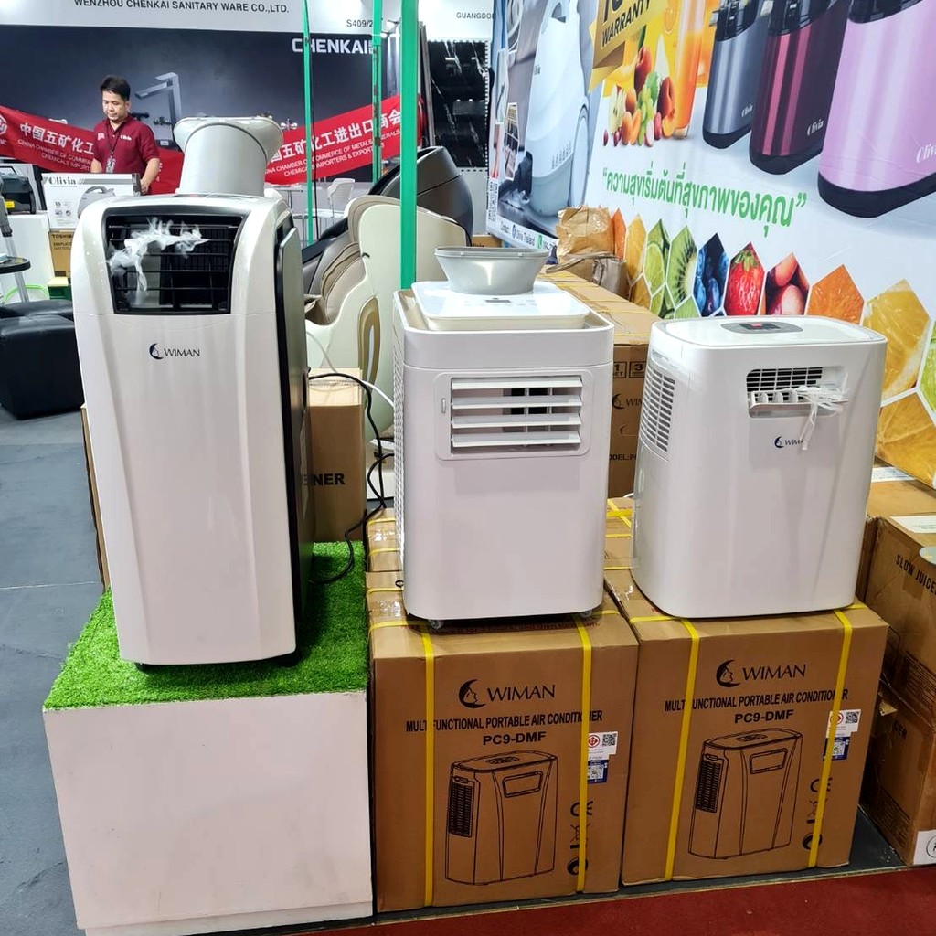 WIMAN แอร์มุ้ง แอร์เคลื่อนที่ 2200-18000 btu บีทียู 360W inverter PortableAC เย็นฉ่ำ กินไฟ 1.8 แอมป์