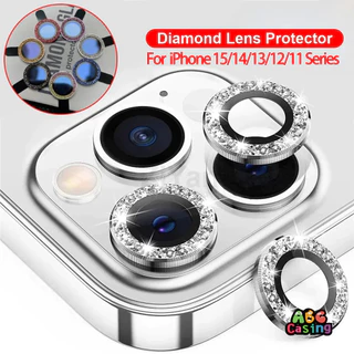 ฟิล์มเลนส์เพชรจุดเดียว สำหรับ IPhone 16 15 12 11 13 14 Pro Max 14 16 15 12 Plus 12 13 MINI ปิดบัง