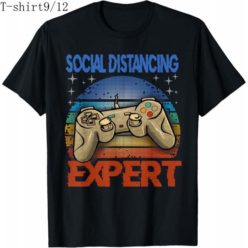 เสื้อยืดสำหรับคนเล่นเกม KEEP SOCIAL DISTANCE ส่งไวภายใน 24 ชม.
