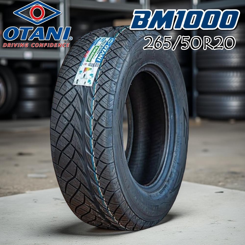 ยางรถยนต์ ขนาด 265/50R20 รุ่น BM1000 ยี่ห้อ OTANI (แถมจุ๊บลม)